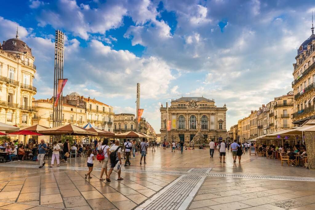 Appartement Montpellier Comedie Gare St Roch Buitenkant foto