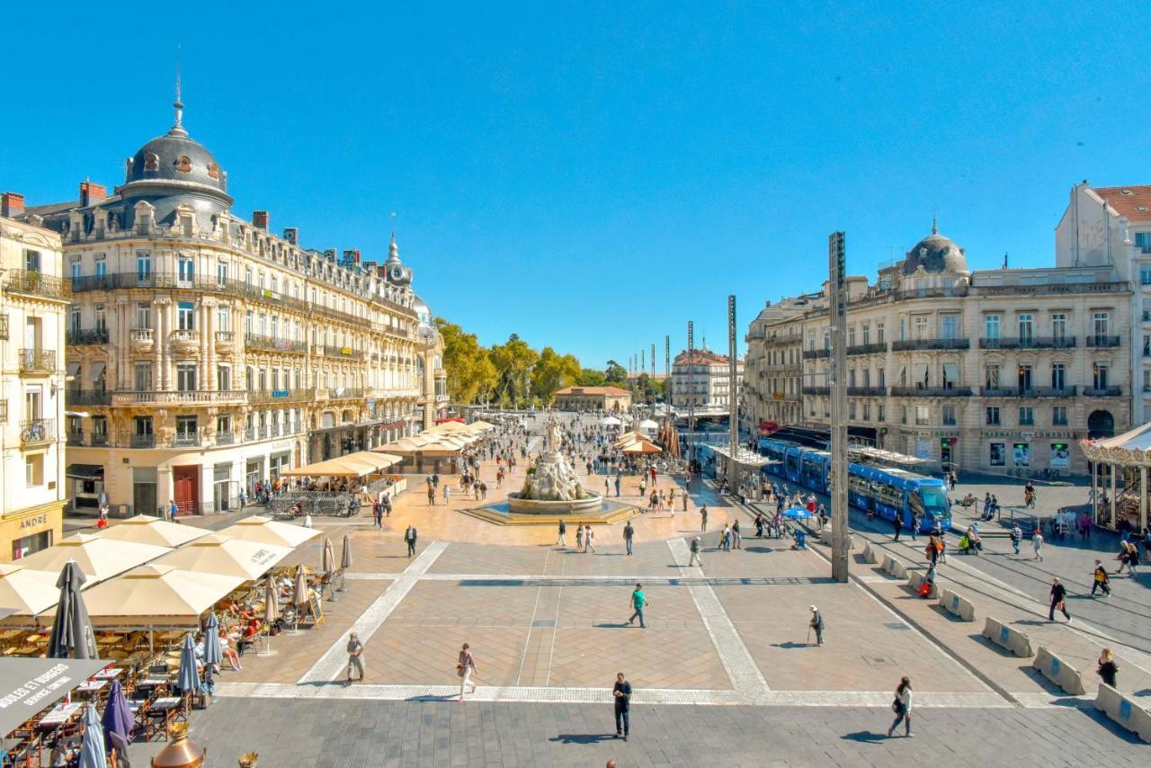 Appartement Montpellier Comedie Gare St Roch Buitenkant foto