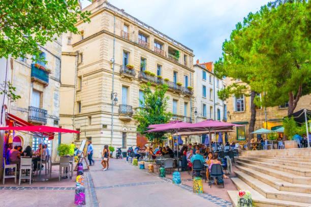 Appartement Montpellier Comedie Gare St Roch Buitenkant foto